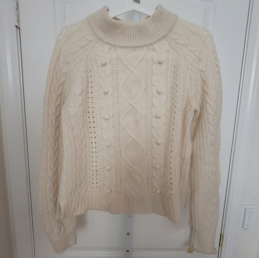 J Crew Vintage Knit Lambswool Sweater Small